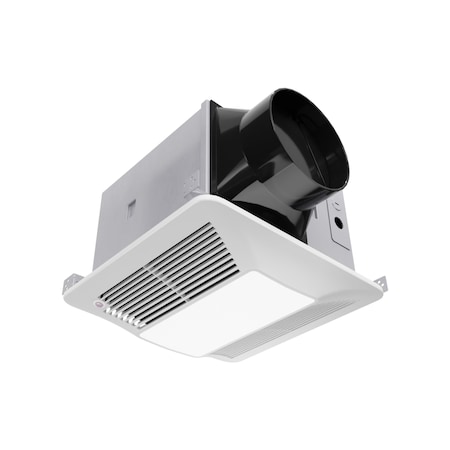 Anzzi LED-Lit Bathroom Exhaust Fan. 150 CFM, 0.5 Sone, Ceiling-Mounted EF-AZ104WH